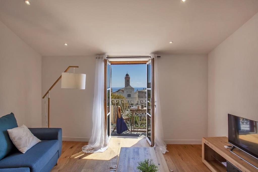 Pepites Bastiaises Piazza D'A Appartement Roof Top Vue Mer บาสเตีย ภายนอก รูปภาพ